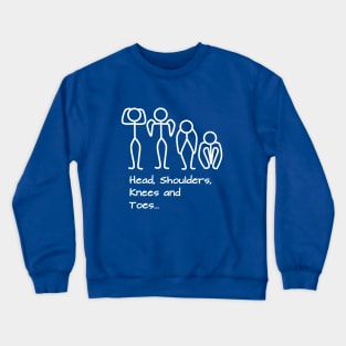 Stickman / Head, shoulders, knees and toes... Crewneck Sweatshirt